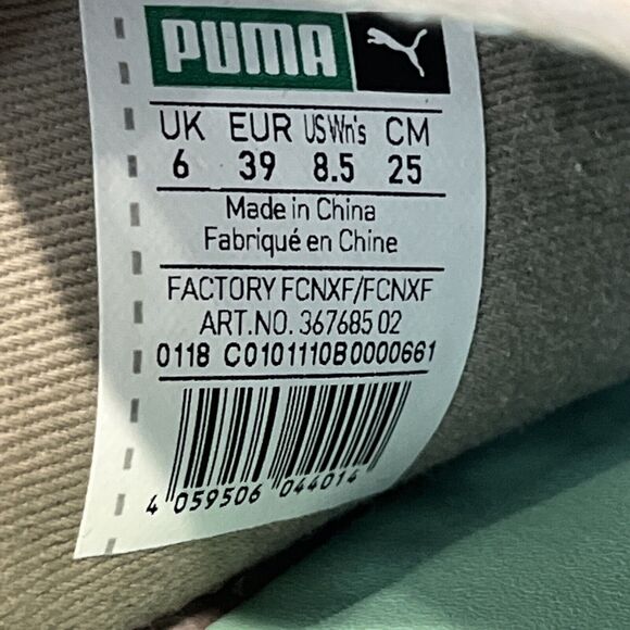 Puma Fenty x Rihanna Drizzle Bay Espadrille Slip On Slide Shoes SZ 8.5 Gray Teal - Picture 12 of 12